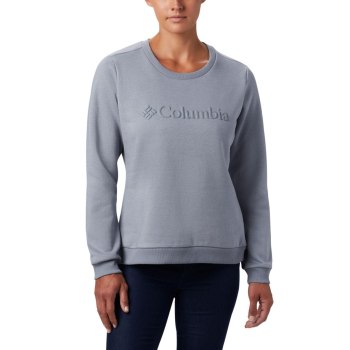 Dámské Mikiny Columbia Logo Crew Top Šedé DXIVBM146